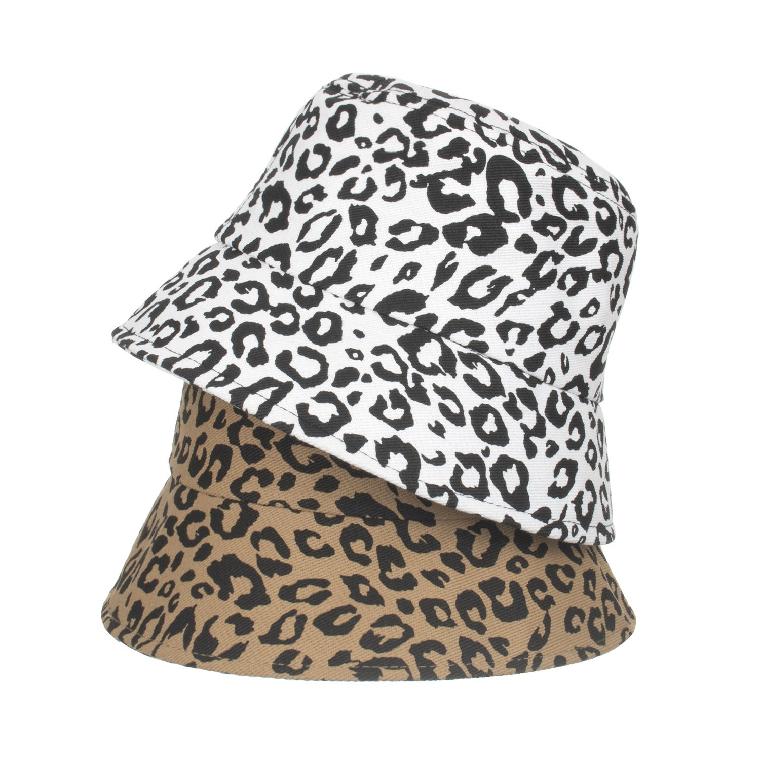 Wholesale Leopard print sun protection bucket hat